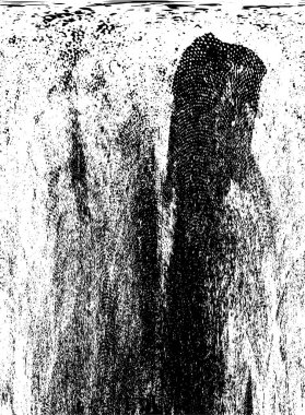 siyah ve beyaz simetrik grunge arkaplanı