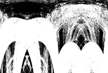 siyah ve beyaz simetrik grunge arkaplanı