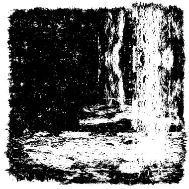 siyah ve beyaz simetrik grunge arkaplanı