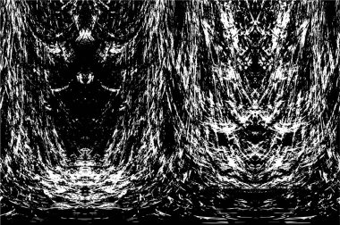 siyah ve beyaz simetrik grunge arkaplanı