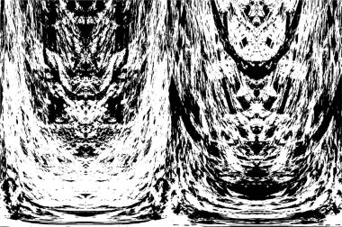 siyah ve beyaz simetrik grunge arkaplanı