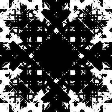 siyah ve beyaz simetrik grunge arkaplanı