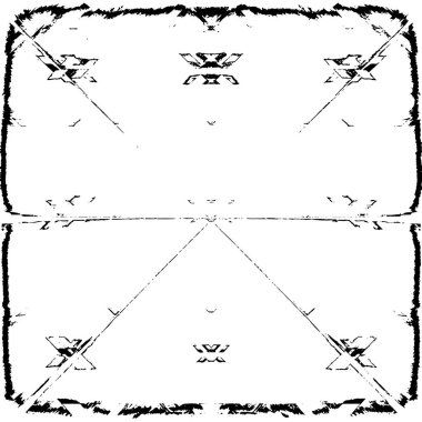 Gelecekçi soyut grunge geometrik modern desen 