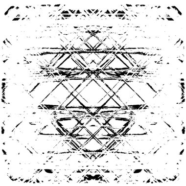 Gelecekçi soyut grunge geometrik modern desen 