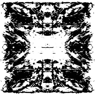 Çizik ve çizgilerle siyah beyaz dokuda sıkıntılı bir arkaplan