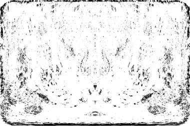 Grunge dikey olarak simetrik siyah beyaz doku. Tek renkli yıpranmış kaplama deseni. 