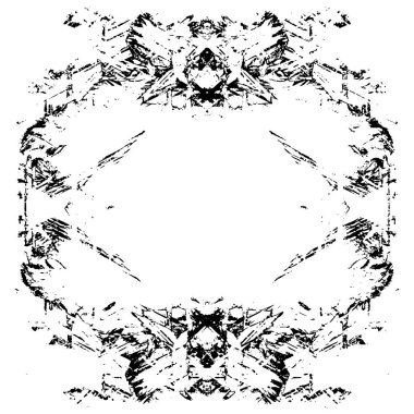 Gelecekçi soyut grunge geometrik modern desen 