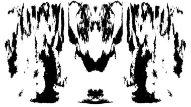 Grunge dikey olarak simetrik siyah beyaz doku. Tek renkli yıpranmış kaplama deseni. 