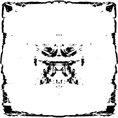 Çizik ve çatlaklarla dolu siyah beyaz bir arka plan. vektör dokusu. 