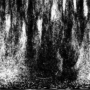 Çizik ve çatlaklarla dolu siyah beyaz bir arka plan. vektör dokusu. 