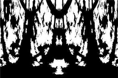 Grunge soyut siyah beyaz vektör arkaplanı. Tek renkli vintage yüzey 