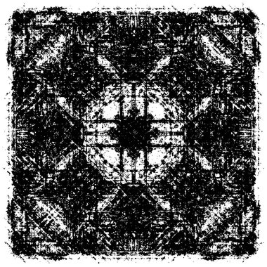 Grunge soyut siyah beyaz vektör arkaplanı. Tek renkli vintage yüzey 