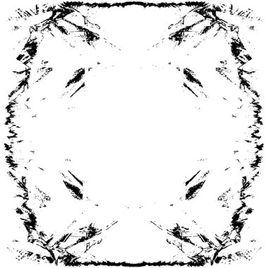 Grunge soyut siyah beyaz vektör arkaplanı. Tek renkli vintage yüzey 