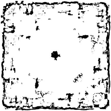 Grunge soyut siyah beyaz vektör arkaplanı. Tek renkli vintage yüzey 