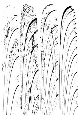 Grunge soyut siyah beyaz vektör arkaplanı. Tek renkli vintage yüzey 