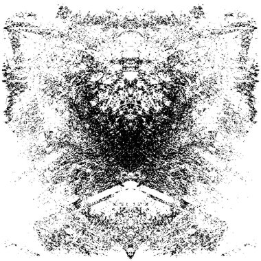 Grunge soyut siyah beyaz vektör arkaplanı. Tek renkli vintage yüzey 