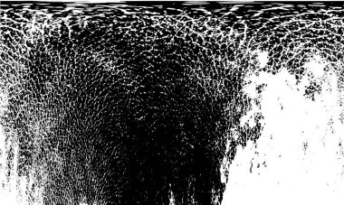 Grunge soyut siyah beyaz vektör arkaplanı. Tek renkli vintage yüzey 