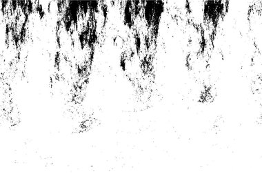 Grunge soyut siyah beyaz vektör arkaplanı. Tek renkli vintage yüzey 