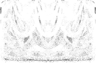 Grunge dikey olarak simetrik siyah beyaz doku. Tek renkli yıpranmış kaplama deseni. 