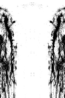 Grunge soyut siyah beyaz vektör arkaplanı. Tek renkli vintage yüzey 