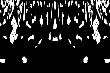 Grunge soyut siyah beyaz vektör arkaplanı. Tek renkli vintage yüzey 