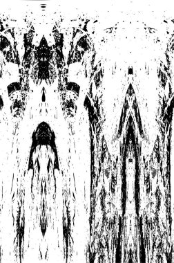 Grunge soyut siyah beyaz vektör arkaplanı. Tek renkli vintage yüzey 