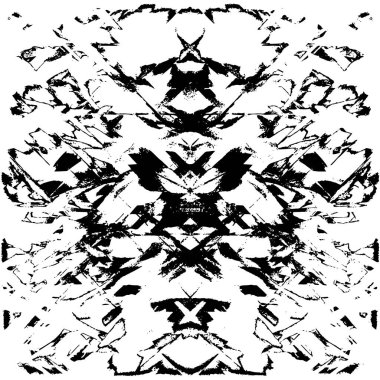 Gelecekçi soyut grunge geometrik modern desen 