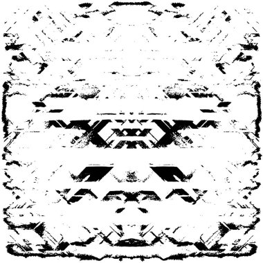 Gelecekçi soyut grunge geometrik modern desen 