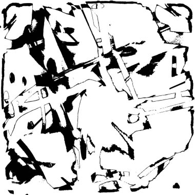 soyut siyah ve beyaz grunge doku resimleme arkaplanı 