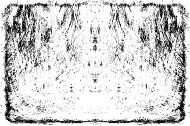 Grunge dikey olarak simetrik siyah beyaz doku. Tek renkli yıpranmış kaplama deseni. 