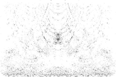 Grunge dikey olarak simetrik siyah beyaz doku. Tek renkli yıpranmış kaplama deseni. 