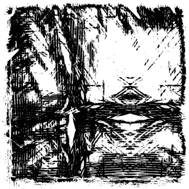 Soyut arkaplan. Monokrom dokusu. Resim siyah ve beyaz tonları içerir.