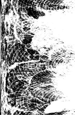 Siyah ve beyaz desenli soyut sıkıntılı arkaplan.