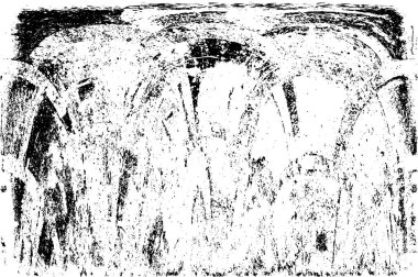 Siyah ve beyaz desenli soyut sıkıntılı arkaplan.