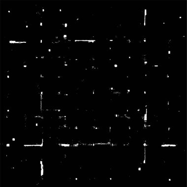 Siyah ve beyaz desenli soyut sıkıntılı arkaplan.