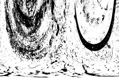 Siyah ve beyaz desenli soyut sıkıntılı arkaplan.