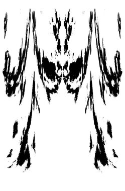 Siyah ve beyaz desenli soyut sıkıntılı arkaplan.