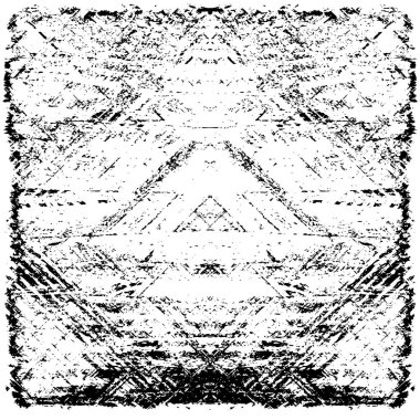 Siyah ve beyaz desenli soyut sıkıntılı arkaplan.