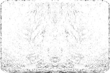 Grunge dikey olarak simetrik siyah beyaz doku. Tek renkli yıpranmış kaplama deseni. 