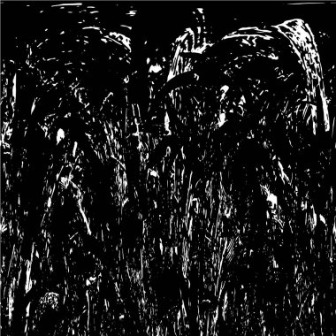 Siyah ve beyaz desenli soyut sıkıntılı arkaplan.