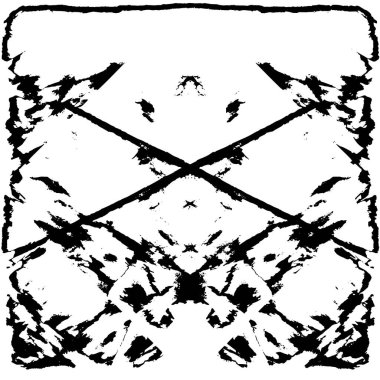 Siyah ve beyaz desenli soyut sıkıntılı arkaplan.