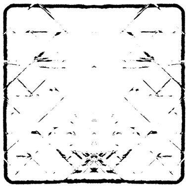 Siyah ve beyaz desenli soyut sıkıntılı arkaplan.