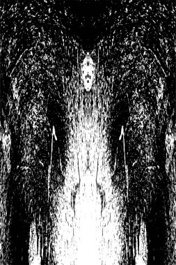 Siyah ve beyaz desenli soyut sıkıntılı arkaplan.