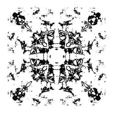 Siyah ve beyaz desenli soyut sıkıntılı arkaplan.