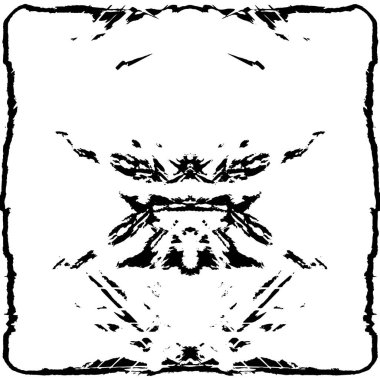 Siyah ve beyaz desenli soyut sıkıntılı arkaplan.