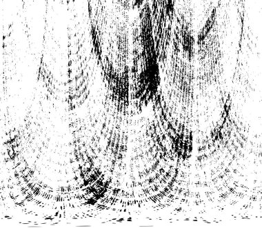 Siyah ve beyaz desenli soyut sıkıntılı arkaplan.