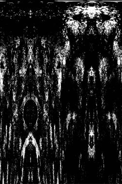 Siyah ve beyaz desenli soyut sıkıntılı arkaplan.