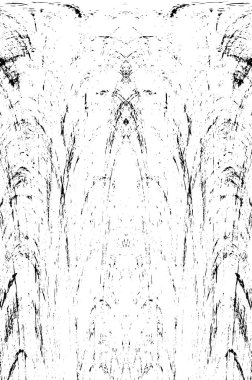 Siyah ve beyaz desenli soyut sıkıntılı arkaplan.