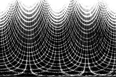 Siyah ve beyaz desenli soyut sıkıntılı arkaplan.