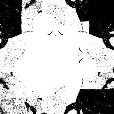 Siyah ve beyaz desenli soyut sıkıntılı arkaplan.